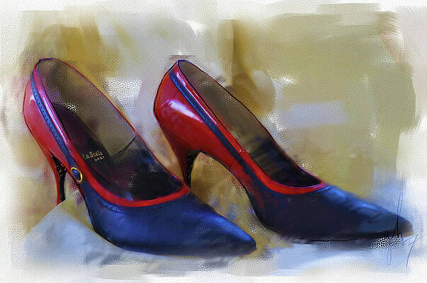 Still Life Wall Art featuring the digital art Mary's Mid-century Moderne Collection No. 2 by Gina Harrison