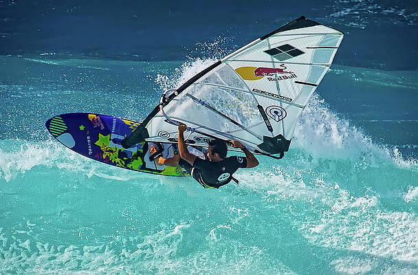 Athlete Wall Art featuring the photograph Maui Windsurfer Pro by Waterdancer