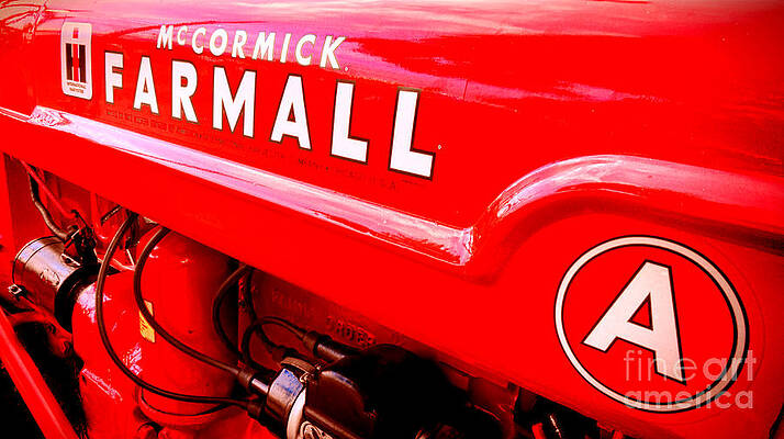 Wall Art featuring the photograph McCormick Farmall A by Olivier Le Queinec