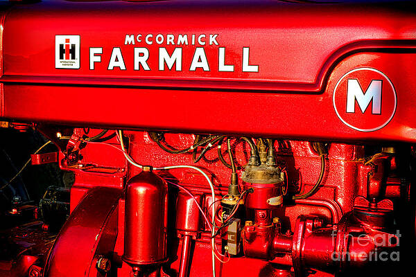 Wall Art featuring the photograph Mc Cormick Farmall M by Olivier Le Queinec