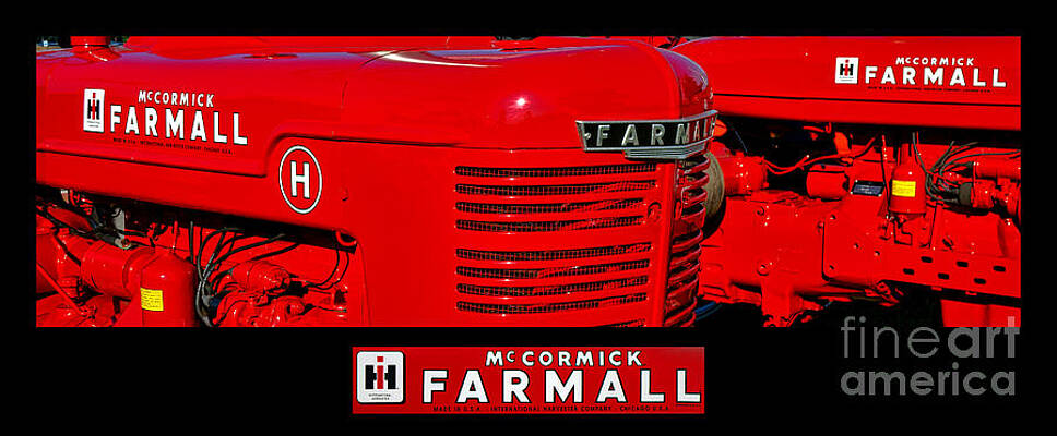 Wall Art featuring the photograph Mc Cormick Farmall Poster by Olivier Le Queinec