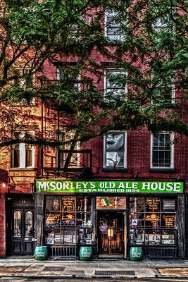 Historic Pub Front at McSorley's Wall Art