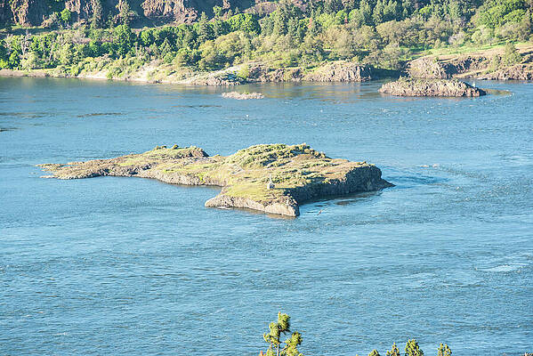 May Photograph - Memaloose Burial And Columbia River by Tom Cochran