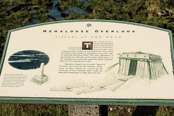 May Photograph - Memaloose Overlook History by Tom Cochran