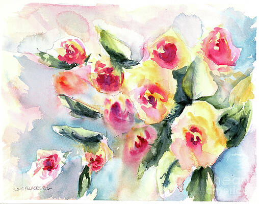 Easter Wall Art featuring the painting Memories by Lois Blasberg