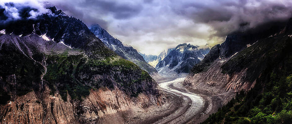 Landscape Photograph - Mer De Glace by Chris Boulton