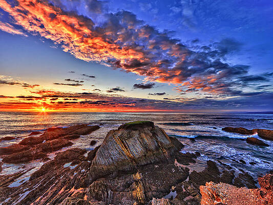 Sunset Wall Art featuring the photograph Montana De Oro Sunset by Beth Sargent