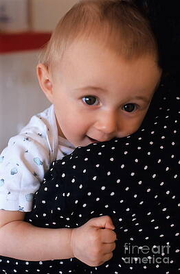 Adorable Baby Cuddling Wall Art