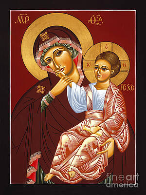 Icon of Mary and Jesus Print