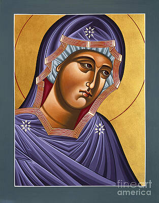 Wall Art featuring the painting Mother Of God She Who Carries Me 107 by William Hart McNichols