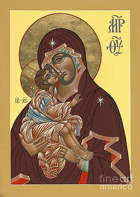 Mother Of God Virgin Of The Don 187 Print