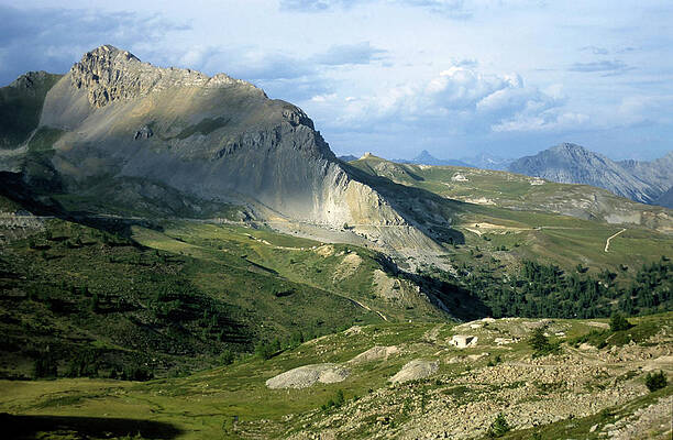 Europe Photograph - Mountains In The Col Du Granon Pass by Sami Sarkis Photography
