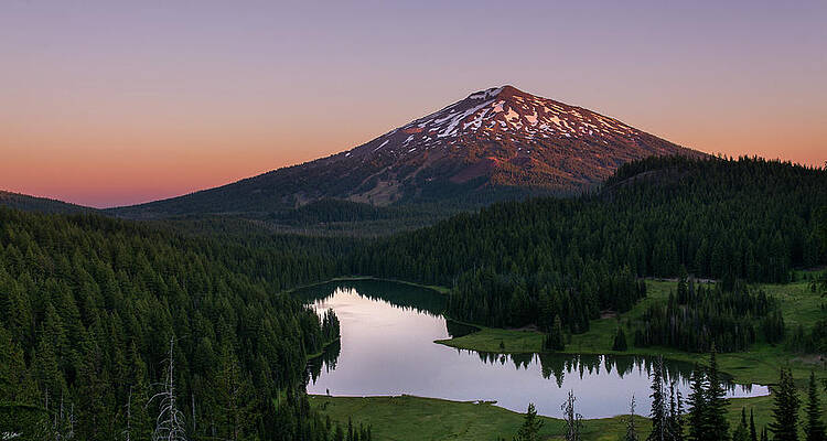 Mt. Bachelor and Todd Lake by Russell Wells