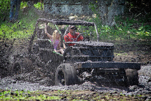 Mary Lee Photograph - Mud Bogging by Mary Lee Dereske