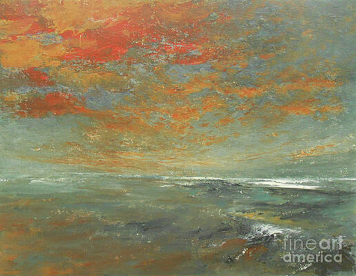 Wave Painting - Music Of The Night by Jane See