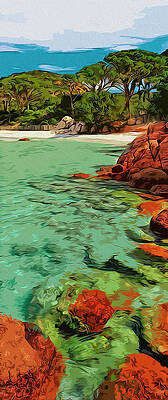 Summer Painting - My Tropical Heaven by AM FineArtPrints