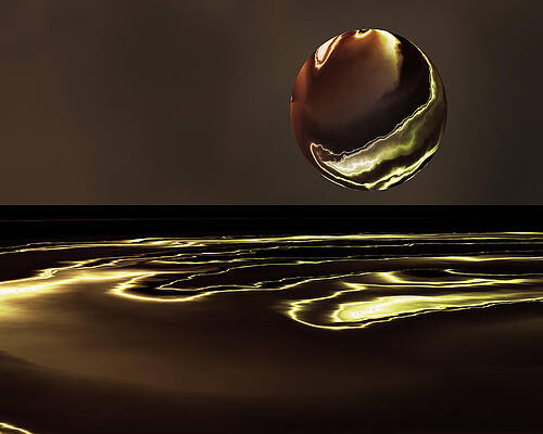 Unique Wall Art featuring the digital art Mysterio by Vic Eberly