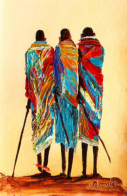 Maasai Wall Art for Sale by Prints Site from True African Art com