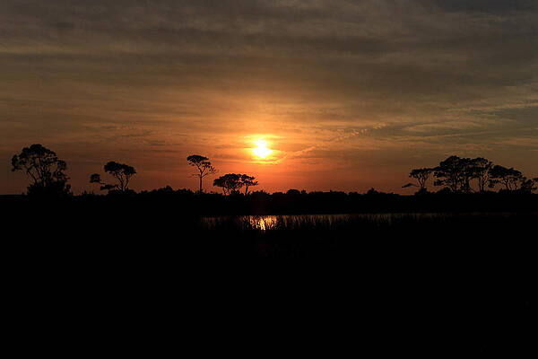 Photograph - Nags Head Sunset by Rob Narwid