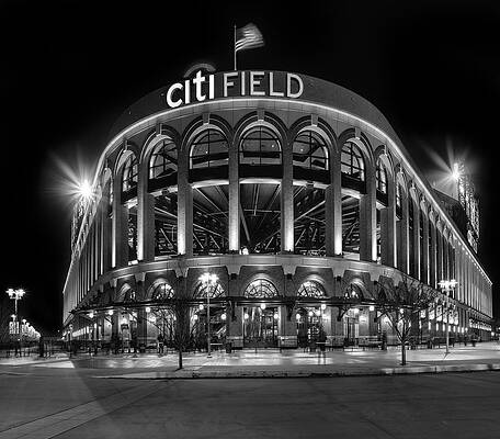 Citi Field at Night Wall Art