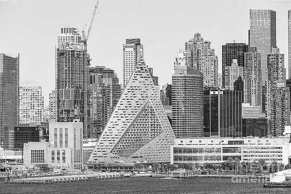 Wall Art featuring the photograph New York West 57th Street Skyline IV by Clarence Holmes