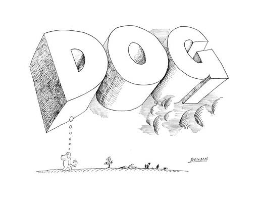 Dog Chat in Sketch Drawing