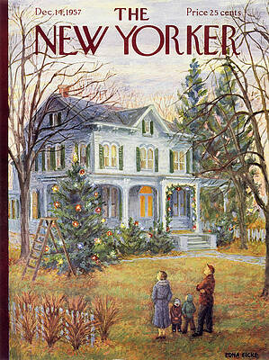 Vintage Holiday Cover with Family Wall Art