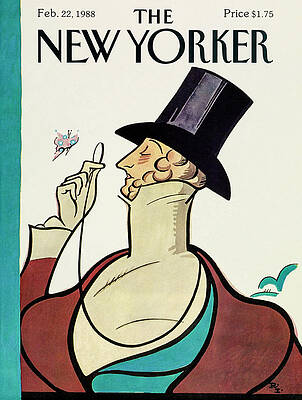 Stylish Gentleman with Top Hat Wall Art