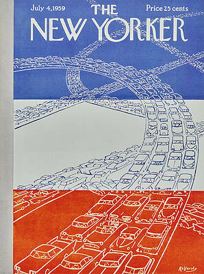 New Yorker Traffic Cover 1959 Wall Art