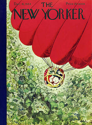 War Painting - New Yorker December 16, 1944 by Daniel Brustlein