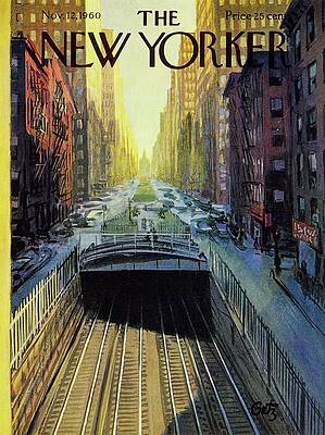 1960s New York City Street Scene Wall Art