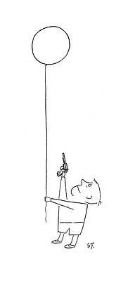 Child with a Balloon Drawing