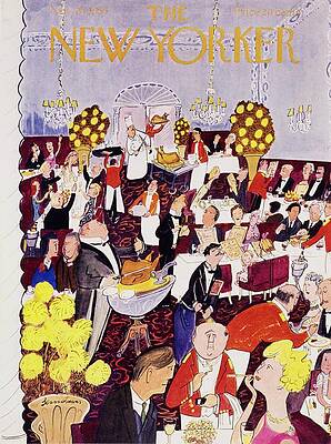 Elegant Dinner at New York Restaurant Print