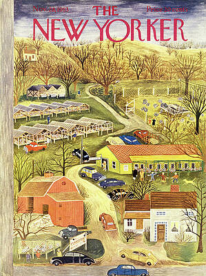 Rural Autumn Scene on Magazine Cover Print