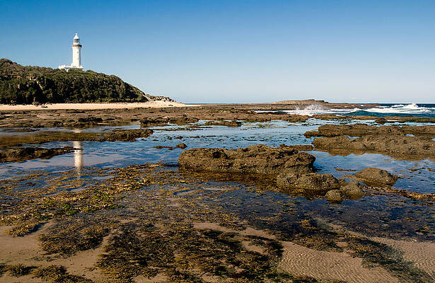 Rocky Photograph - Norah Head Lighthouse by Nicholas Blackwell