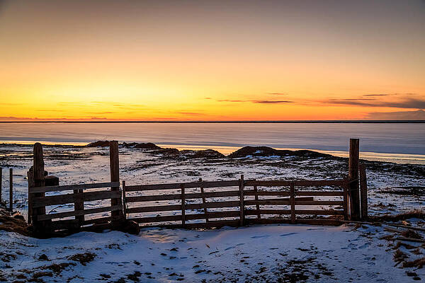 Winter Photograph - North Atlantic Sunrise by Sue Leonard