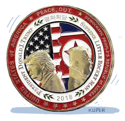 Donald Trump and Kim Jong Un Commemorative Coin Drawing