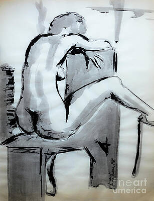 Nude In Thought by Anita Thomas