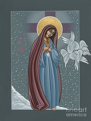 Wall Art featuring the painting Nuestra Senora De Las Nieves 185 by William Hart McNichols