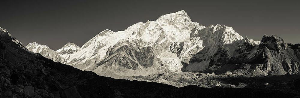 Nature Wall Art featuring the photograph Nuptse Peak On The Khumbu Glacier by Owen Weber