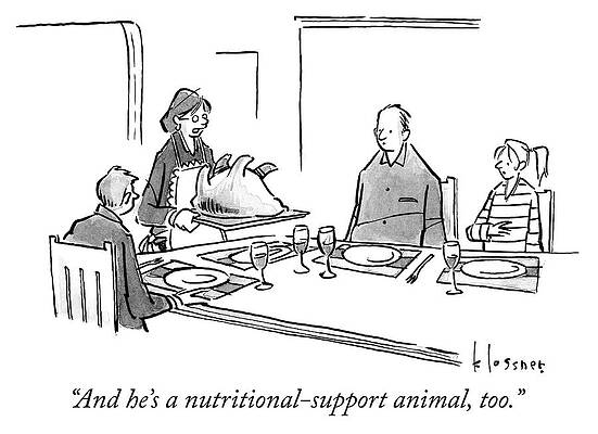 Pig Drawing - Nutritional Support Animal by John Klossner