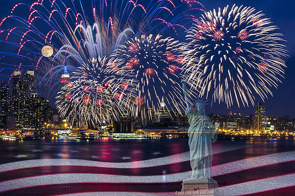 Nyc Wall Art featuring the photograph NYC Fourth Of July Celebration by Susan Candelario