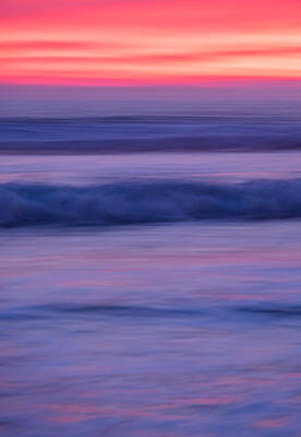 Wall Art featuring the photograph Oceanside Sunset #3 - Abstract Photograph by Duane Miller