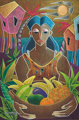 Caribbean Fruit Offering Wall Art