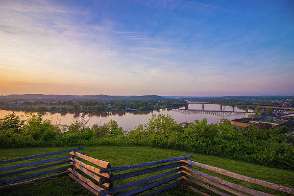 Ohio Wall Art featuring the photograph Ohio River From Boreman by Jonny D