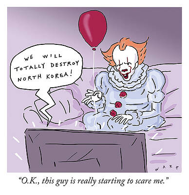 Red Digital Art - OK This Guy Is Really Starting To Scare Me by Kim Warp