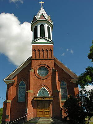 Washington Photograph - Old Catholic Church by C Thomas Cooney