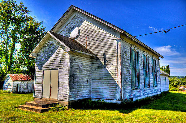 Architecture Wall Art featuring the photograph Old Country Church by Jonny D