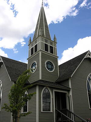 Washington Photograph - Old Gray Church by C Thomas Cooney