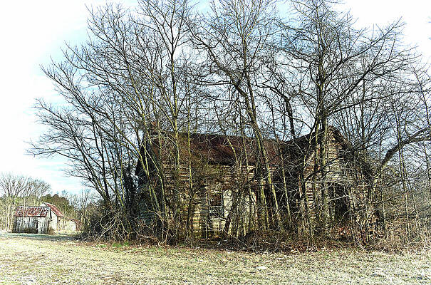 Architecture Photograph - Old House by La Dolce Vita